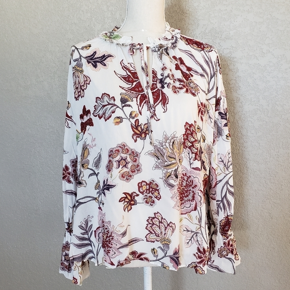 Sanctuary prairie Smocked blouse size S. Nwt